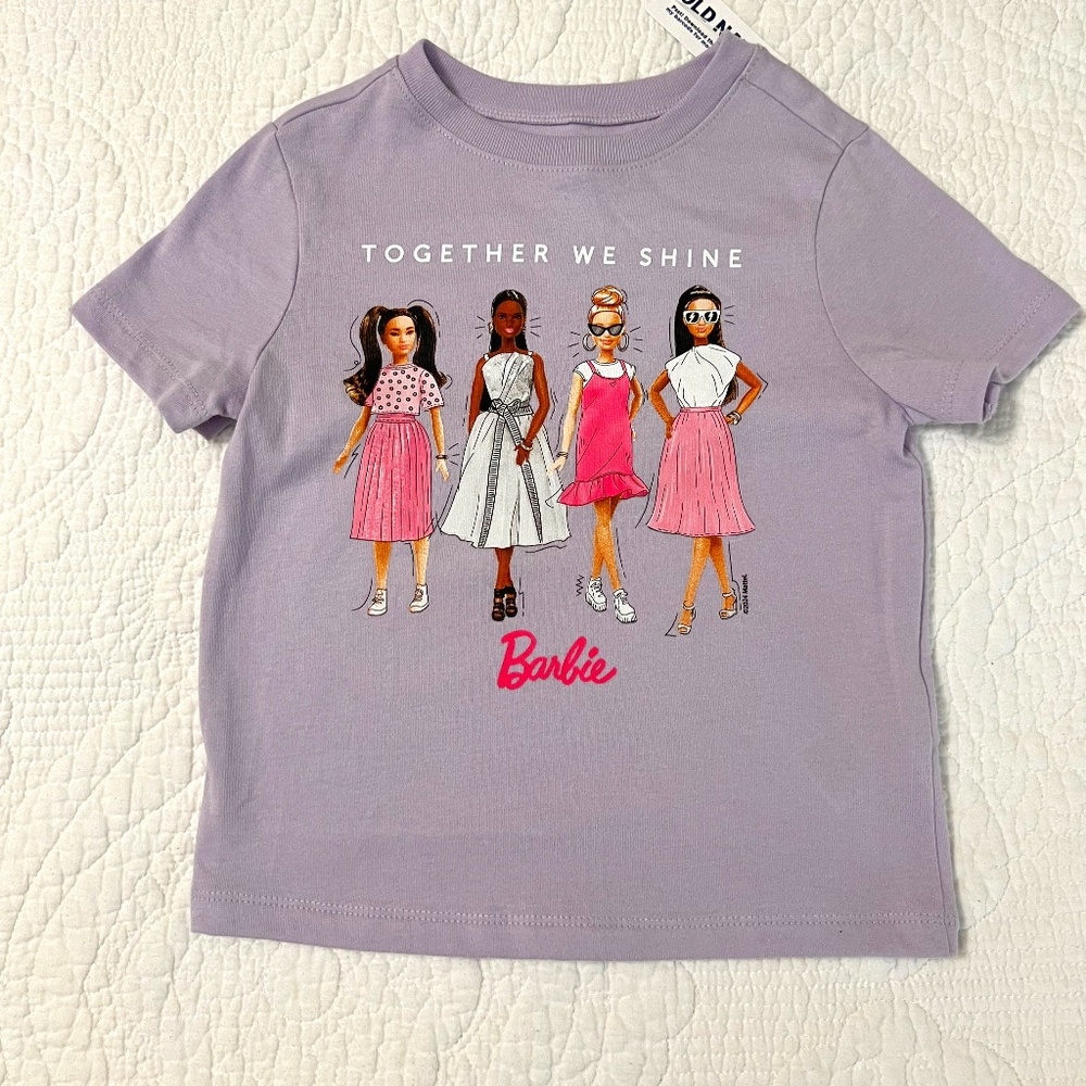 Toddler Girl ® Barbie  "Together We Shine" T shirt